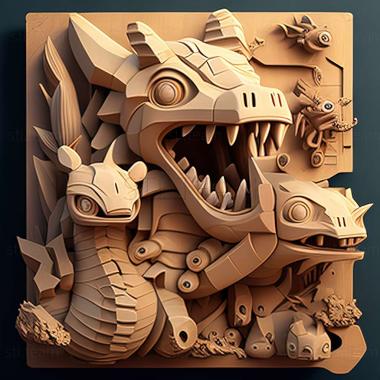 3D model Tanks a Lot Rampage Otachi and Togepy (STL)